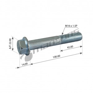 Болт с прессшайбой, шестигранный [M16/1.5,.L=100, l=42]  10шт 400.556 MANSONS