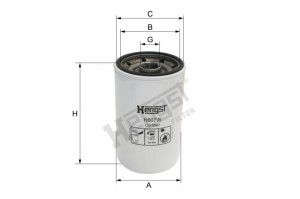 Фильтр масляный SHACMAN SHAANXI X3000 дв.WP12 HENGST H807W HENGST