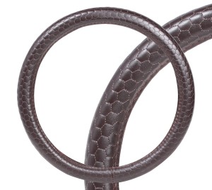 Оплетка руля (L) 39-41см коричневая кожа AIRLINE AWC-SL-04L AIRLINE