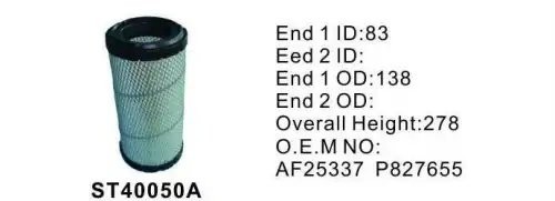 Фильтр воздушный ST40050A ST40050A STAL