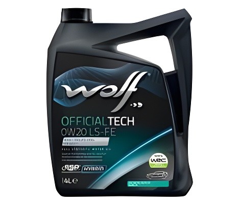 WOLF OFFICIALTECH 0W20 LS-FE 4L ACEA C5-16 API SN Plus 8339370 WOLF
