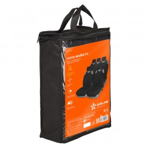 Авточехлы (майка) полиэстер черные (8 предм.) AIRLINE ASC-F1K AIRLINE