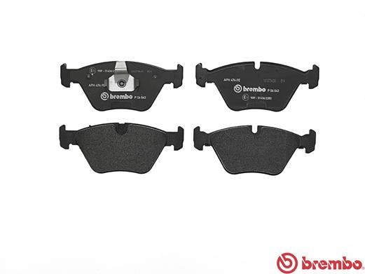 Колодки тормозные P06043 P06043 BREMBO