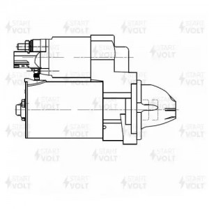 Стартер для а/м Toyota Auris E15 (07-)/Verso (09-)/Corolla E18 (13-) 1.6i/1.8i 1 LST1915 START VOLT