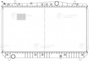 Радиатор охл. для а/м Chevrolet Lacetti 04- 1.4i/1.6i/1.8i MT паяный LRc0505 LRC 0505 LUZAR