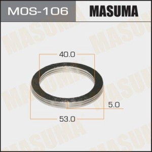кольцо уплотнительное! (м) 40x53x5\ Toyota Camry/Carina/Corolla 1.6-2.4 <00 MOS-106 MASUMA