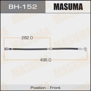 шланг тормозной! перед. лев. L 496\ Nissan Sunny BH-152 MASUMA