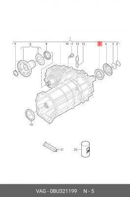 AUDI Q7 [4L] (2005-2015) 0BU 321 199 VAG