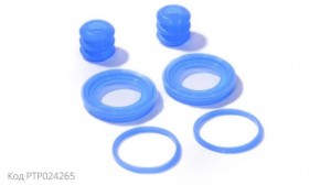 Ремкомплект суппорта для а/м УАЗ (6 шт.) (синий полиуретан) "ПТП64" PTP024265 PTP 64