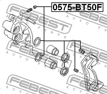 FORD EUROPA RANGER (2007>) 0575-BT50F FEBEST