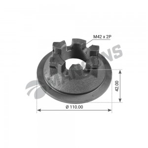 Гайка BPW ступицы корончатая (M42х2хSW65) MANSONS 300.002 MANSONS
