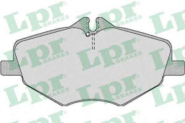 Комплект тормозных колодок 05P1124 05P1124 LPR