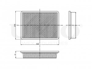 Фильтр воздушный FLT-10247 UNIO