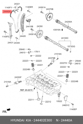 KIA OPTIMA IV (2016>) 244402E300 HYUNDAI KIA