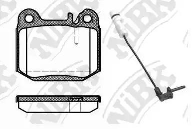 PN0203W-NIBK колодки дисковые! задние\ MB W163/55AMG 3.5-5.5/4.0CDi 98> PN0203W NIBK