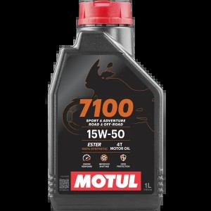 Масло моторное для 4-х тактных двигателей MOTUL 7100 4T 15W50 синт.1л 104298 MOTUL
