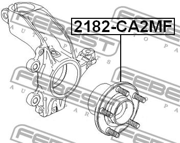 Ступица 2182-CA2MF 2182-CA2MF FEBEST