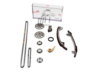 Комплект ГРМ Toyota 1AZ/2AZ (2 цепи+ натяжитель+успокоители+сальник, звездочки К 43CDC157 UNITED MOTORS PRO