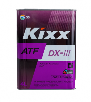 Масло трансмиссионное ATF DX III 4л KIXX L250944TE1 KIXX