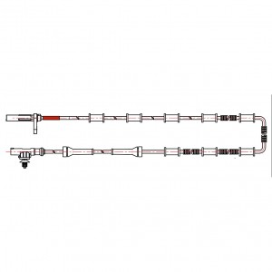 Датчик ABS для а/м Sollers Atlant (22-)/JAC Sunray (20-) задн. прав. 10 креплени VSABS2125 START VOLT