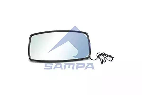 зеркало! с подогревом 24V 426x231x75 Scania 042097 SAMPA