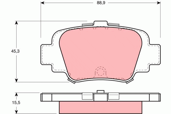 GDB1060 499 00=FDB992=222246 !колодки дисковые з.\ Nissan Micra 1.3i/1.4i 92-03 GDB1060 TRW