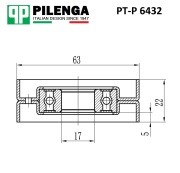Ролик натяжителя ремня OPEL ASTRA, MERIVA, ZAFIRA, INSIGNA PT-P6432 PT-P 6432 PILENGA