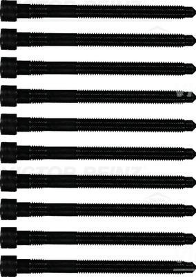 к-кт болтов ГБЦ! 10шт. (x2)\ Audi A8 3.7 V8 40V 00> 14-32127-02 VICTOR REINZ