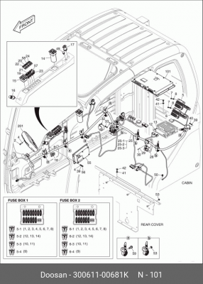 300611-00681K Контроллер EPOS DX225LCA 300611-00681K DOOSAN
