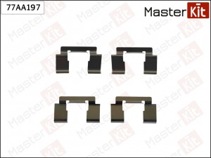 Комплект установочный тормозных колодок Nissan ALMERA II (N16) 2000 - 77AA197 77AA197 MASTER KIT
