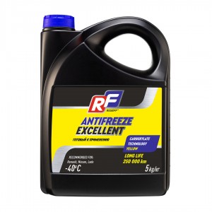 17372N RUSEFF Антифриз ANTIFREEZE EXCELLENT OAT (5кг) 17372N RUSEFF