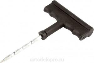 Напильник для ремонта бескамерных шин с Т-образной ручкой спиралевидный АВТОДЕЛО 40550 AVTO DELO