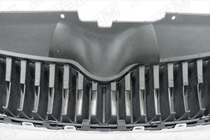 Решетка радиатора Skoda Fabia 2 5J 2010-2014, под накладку OEM3012 OEMPARTS