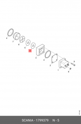 ПРУЖИНА SCANIA 1799379 SCANIA
