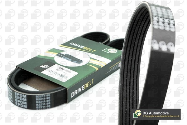 ремень поликлиновой!\ Citroen C5/C6/C8, Peugeot 407/607 1.6-2.2i/HDi 02> 6PK1205 BG AUTOMOTIVE