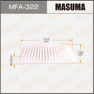 фильтр воздушный!\ Toyota Camry 2.4 VVT-i/3.0i V6 24V 01>, Lexus RX300 03> MFA322 MASUMA