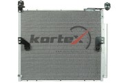 Радиатор кондиционера с ресивером  Toyota Land Cruiser Prado (09-) 2.7i/2.8D (LR KRD2203 KORTEX