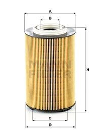 Фильтр масляный MAN TG-S/TG-X (D2066/2676 Euro 6) HU 1291-1 Z MANN FILTER