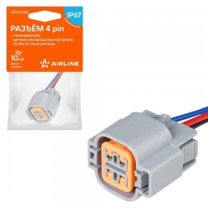 Разъём 4 pin с проводами для датчика кислорода Hyundai, KIA, Chevrolet (AECC063) AECC063 AIRLINE