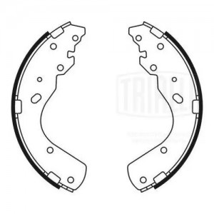 Колодки торм. Mazda BT-50 (06-)/Ford Ranger (98-) барабан. 295x56 (GF 4581) GF 4581 TRIALLI