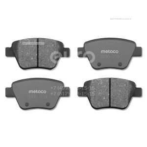 Колодки тормозные задние дисковые к-кт 3010030 METACO