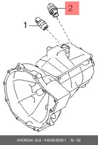 ДАТЧИК ТАХОМЕТРА М16Х1,5 Р=12 К=19 HD72 9434045001 HYUNDAI KIA