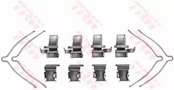 Ремкомплект передн колодок TOYOTA PREVIA 90-00 PFK361 PFK361 TRW