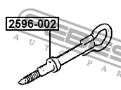 CITROEN C2 /PEUGEOT 206 2596-002 FEBEST