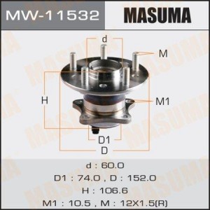 ступица в сборе левая! с АБС\ Toyota Camry MW-11532 MASUMA