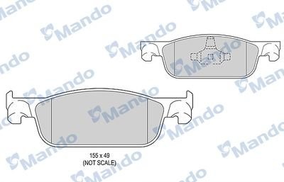 RENAULT LOGAN II (2014>)/CLIO IV (2012>) MBF015302 MANDO