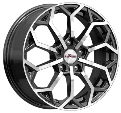 iFree Спейс-Нидл 16.0 / 6.5J PCD 5x108.00 ET 47.00 ЦО 63.35 Литой / Черный с пол 716810 IFREE