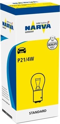 Лампа 12V P21/4W BAZ15d NARVA 178813000 NARVA