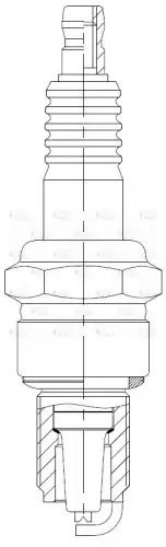 Свечи "STARTVOLT" для а/м ВАЗ 2101/08 (з.0,5 мм) карб. А-17 ДВРМ (4 шт.) с резис VSP 0002A START VOLT
