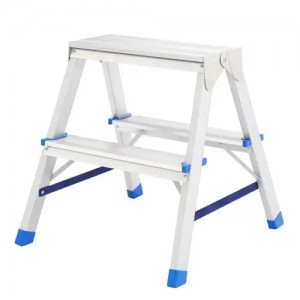 Лестница-стремянка 2 ступени алюминиевая двусторонняя СИБРТЕХ 97922 SIBRTEC